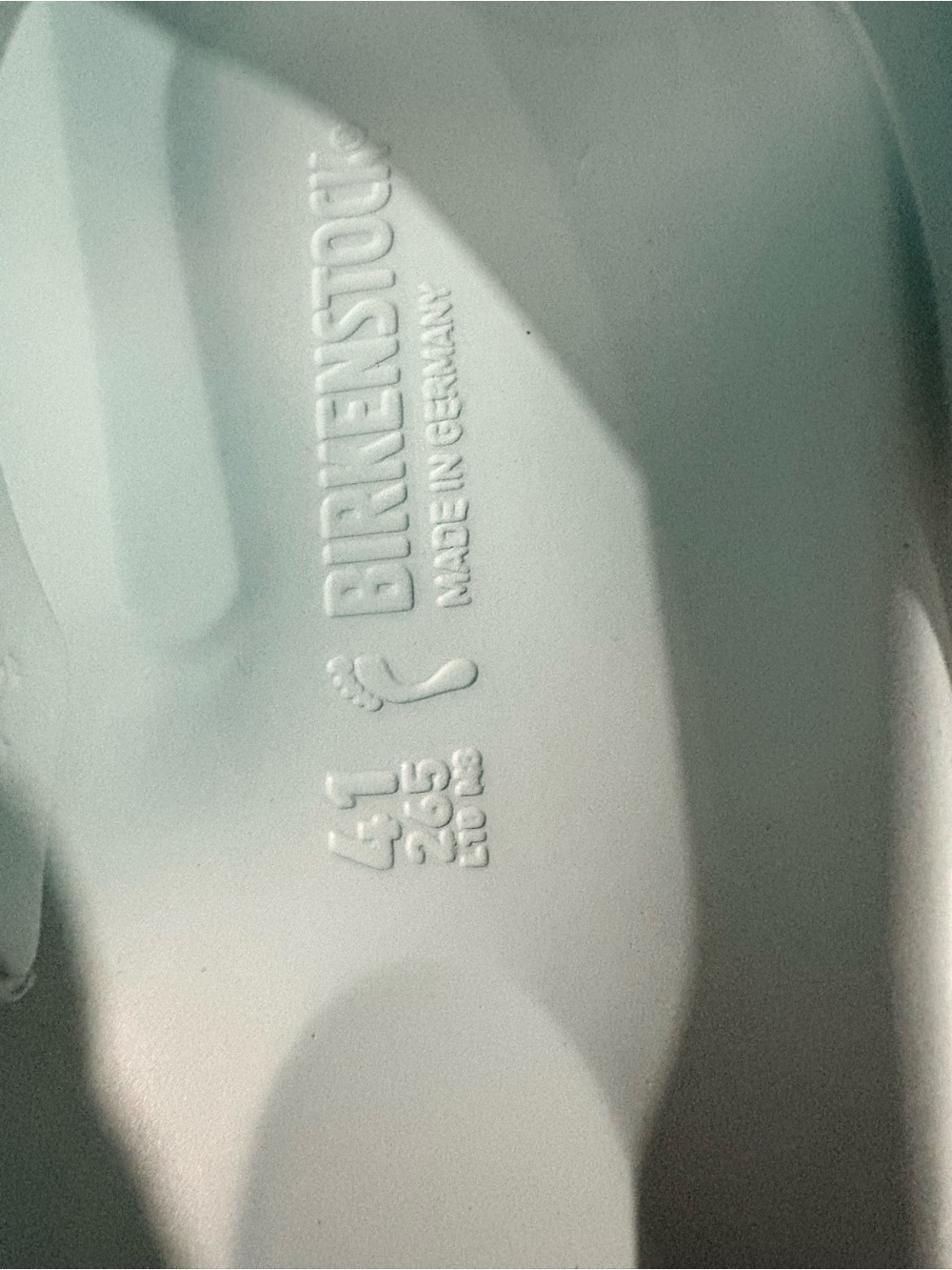Birkenstock Arizona Eva  | color: surf green | size: 41/10.5 - Picture 3 of 7
